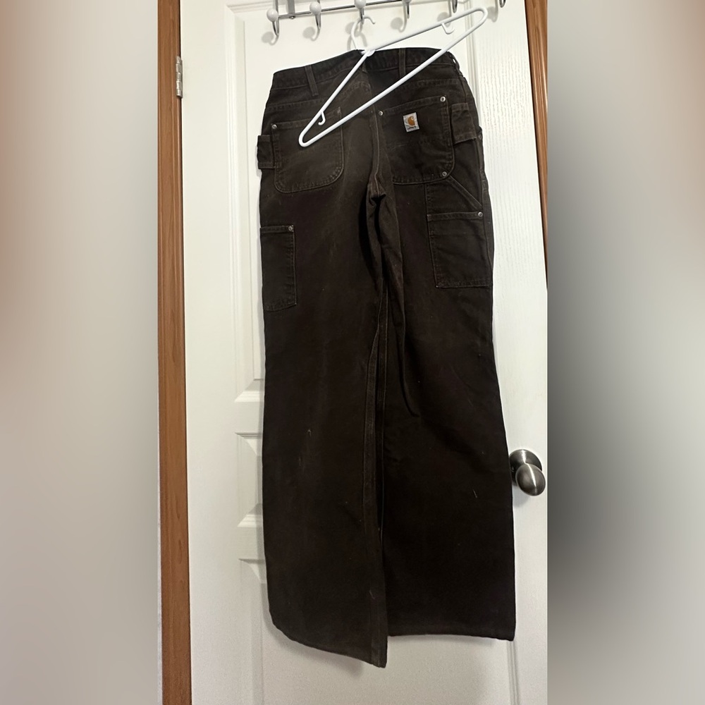 Carhartt Ladie Dark Brown Cargo Pants